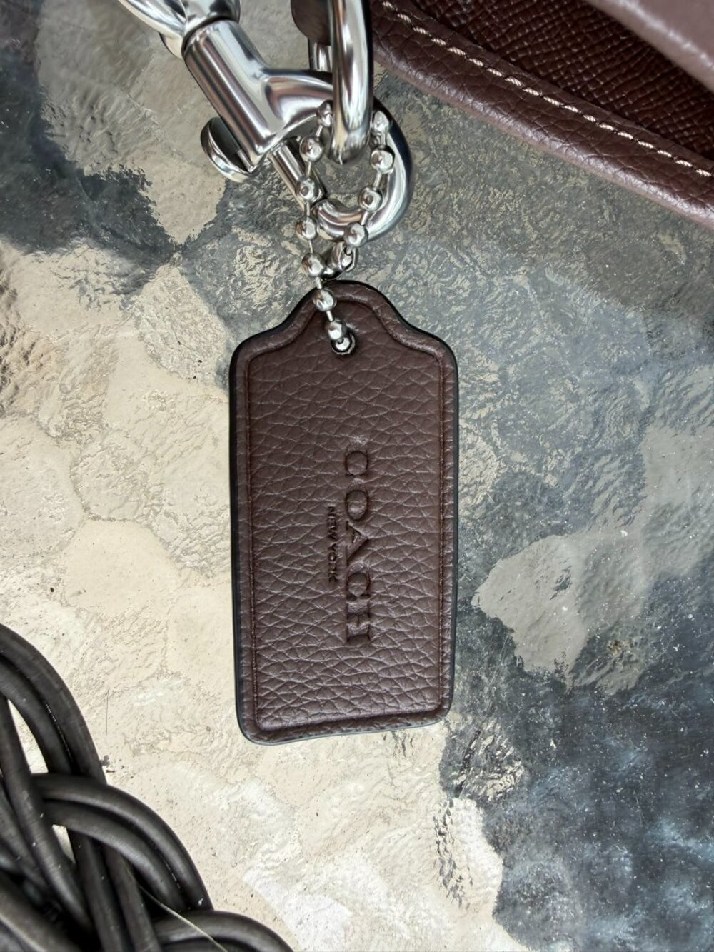 Coach Brown Leather Hobo Bag - Picture 6 of 11